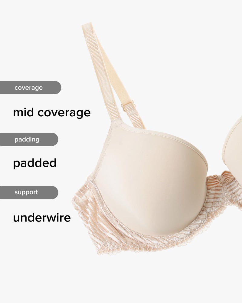 Wacoal Womens La Femme Contour Underwire T-shirt Bras, Natural Nude, 34H US - Image 4